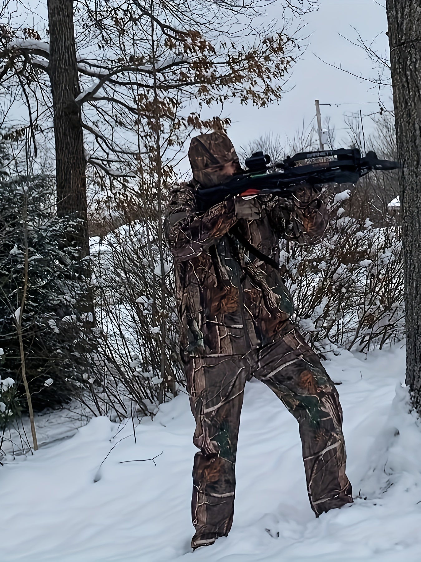 Men's Camo Hunting Jacket | Water-Resistant and Warm