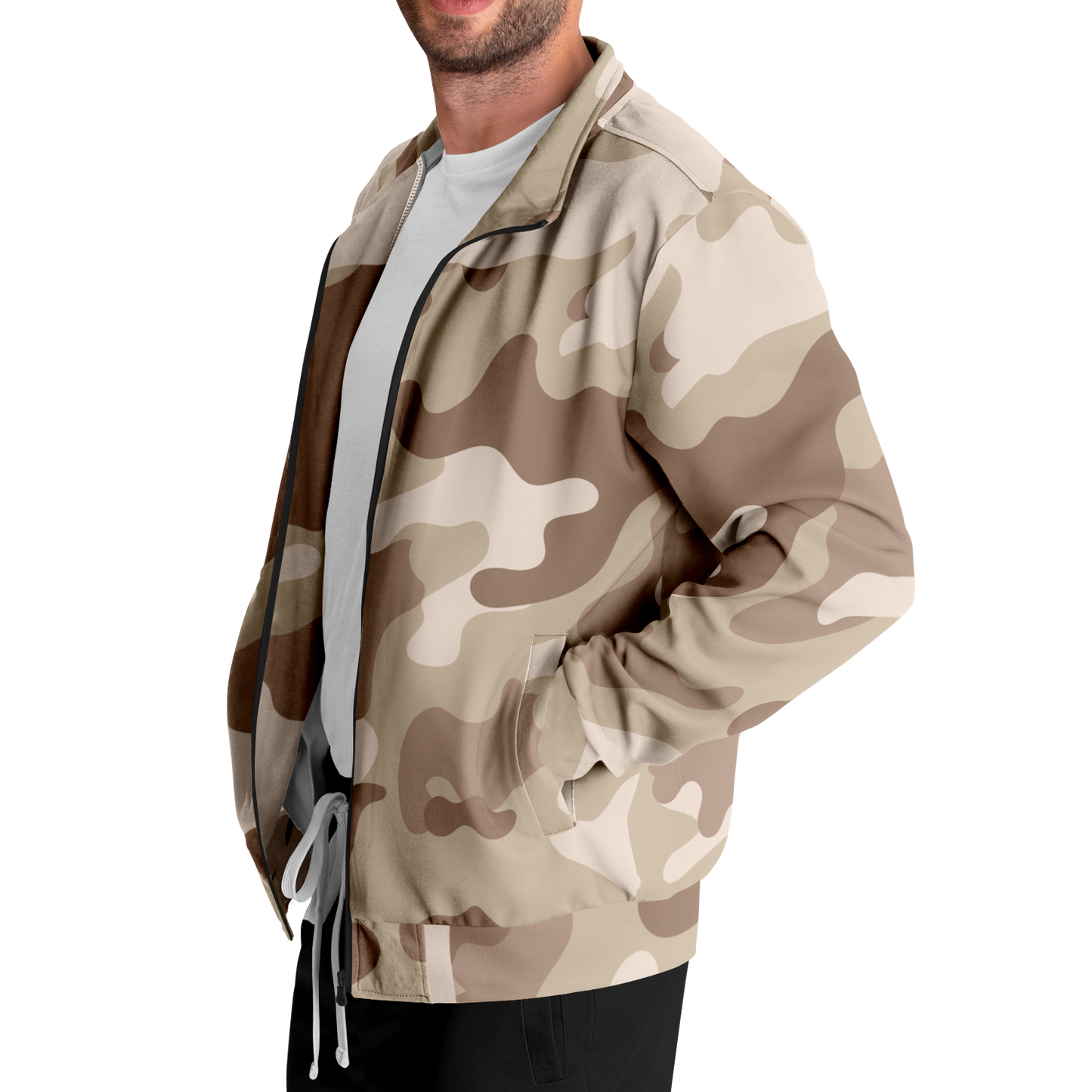 Camo Track Jacket | Brown Desert Camouflage