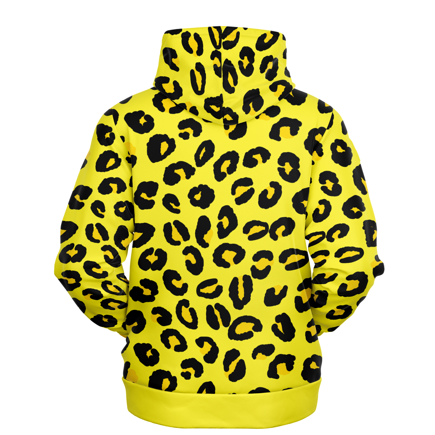 Leopard Hoodie | Black and Yellow Pattern | Unisex