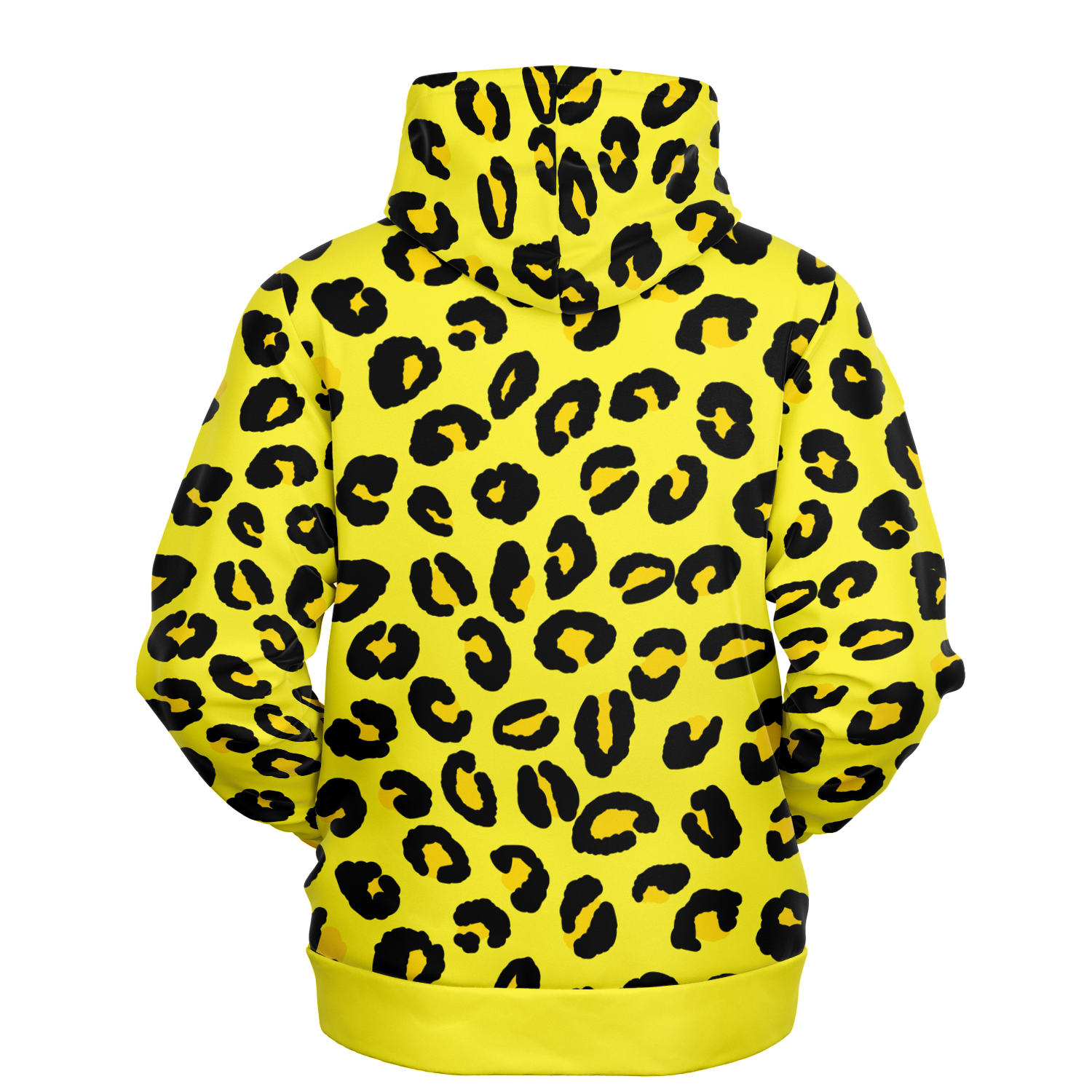 Leopard Hoodie | Black and Yellow Pattern | Unisex