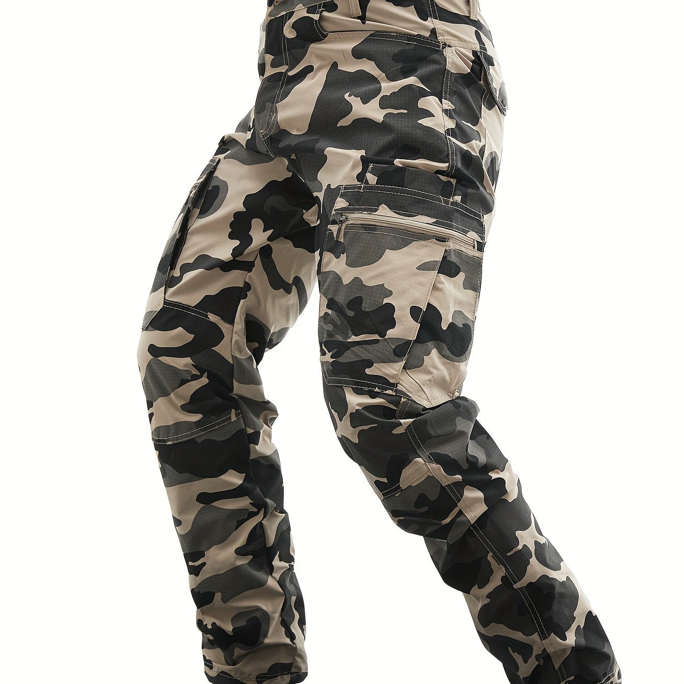 Tactical Camo Overalls for Men: Quick-Dry & Multi-Pocket Design