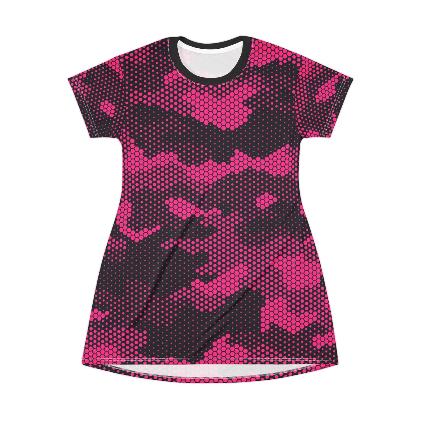 Camo T-Shirt Dress | Digital Pink Camouflage