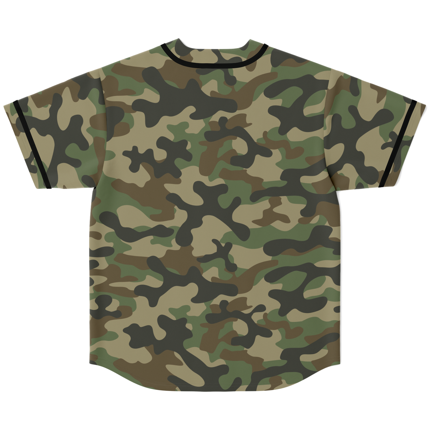 Camo Baseball Jersey | Military Brown Camouflage