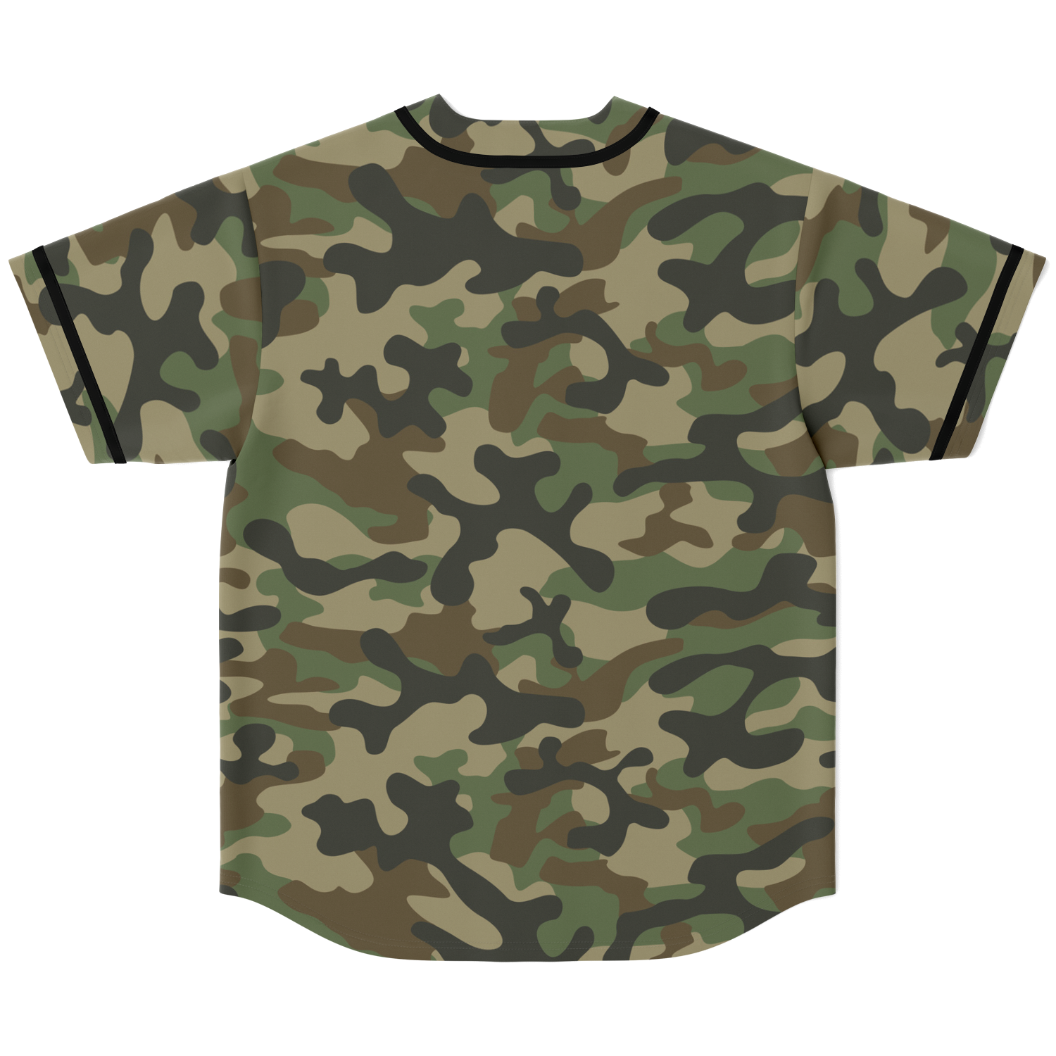 Camo Baseball Jersey | Military Brown Camouflage