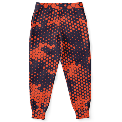 Camo Joggers | Unisex | Orange & Blue Digital