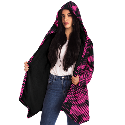 Camo Cloak | Digital Pink Camouflage | Microfleece