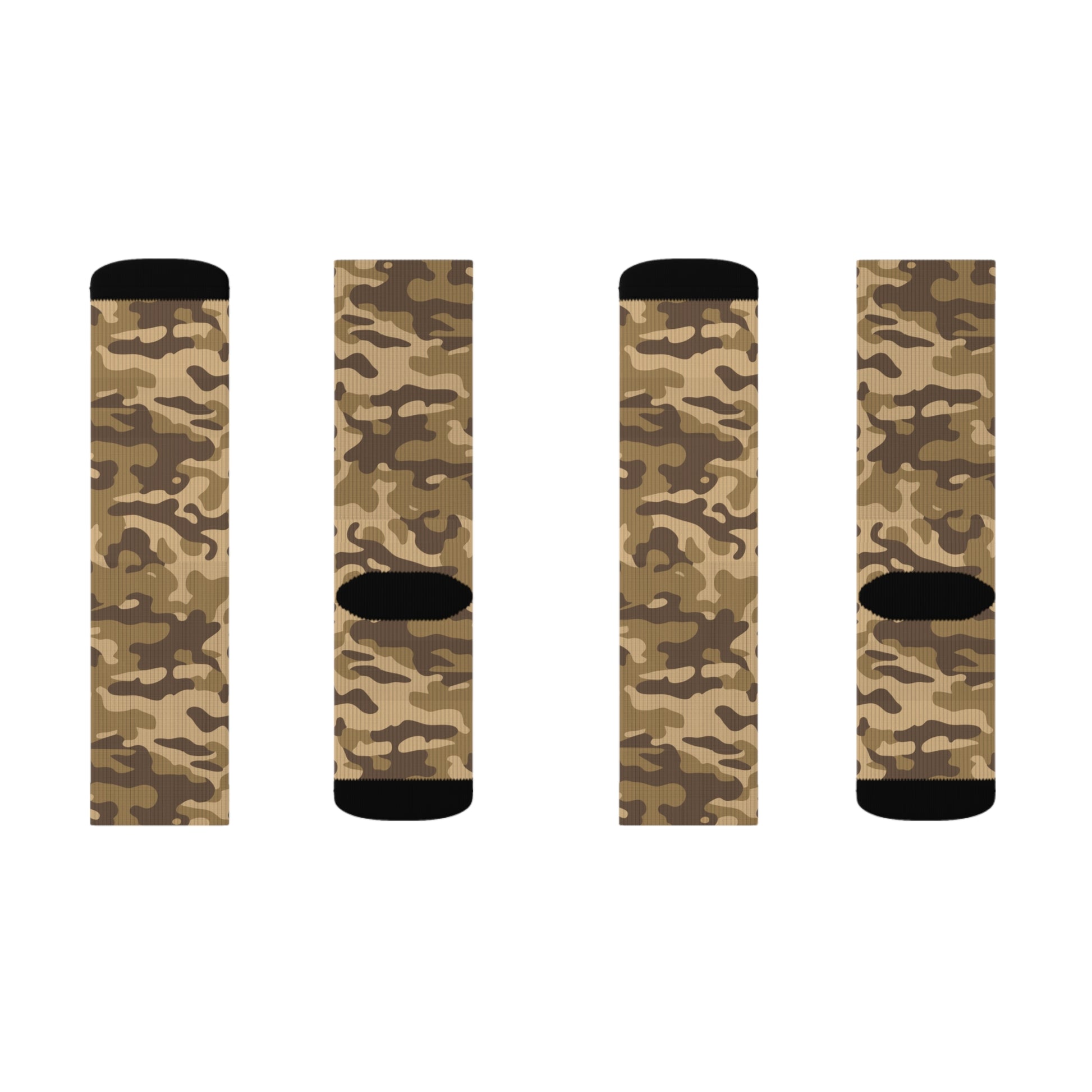 Camo Socks | Khaki Camouflage