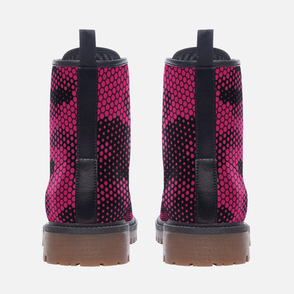 Camo Boots | Leather Camouflage in Digital Pink