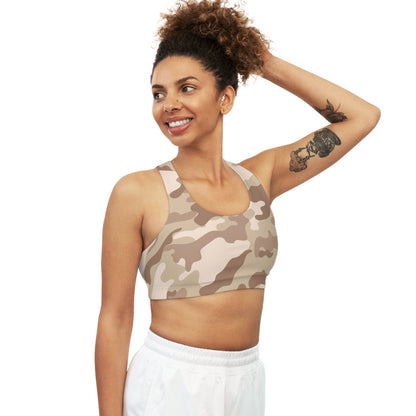 Camo Bra | Desert Brown Sports Camouflage