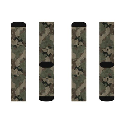 Camo Socks | Dirty Brown Camouflage