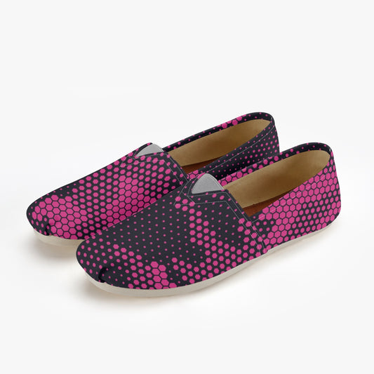 Camo Toms | Digital Pink Camouflage Canvas Shoes