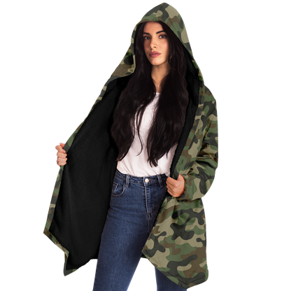 Camo Cloak | Military Brown Camouflage | Microfleece