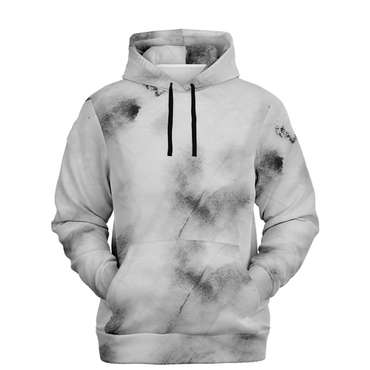 Grey Light Wash Camo Hoodie | Unisex | Smoke Art Style