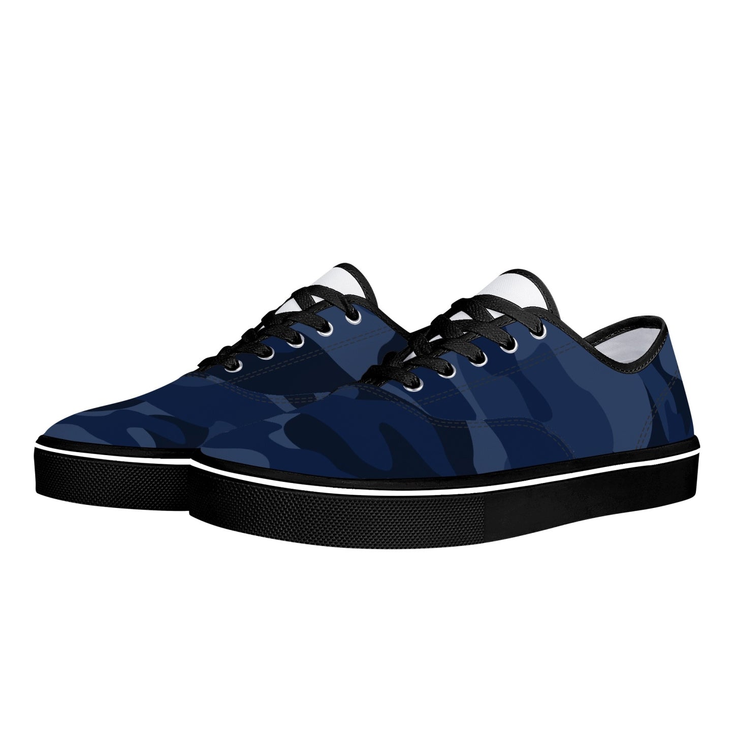 Camo Skate Shoes | Deep Blue Camouflage