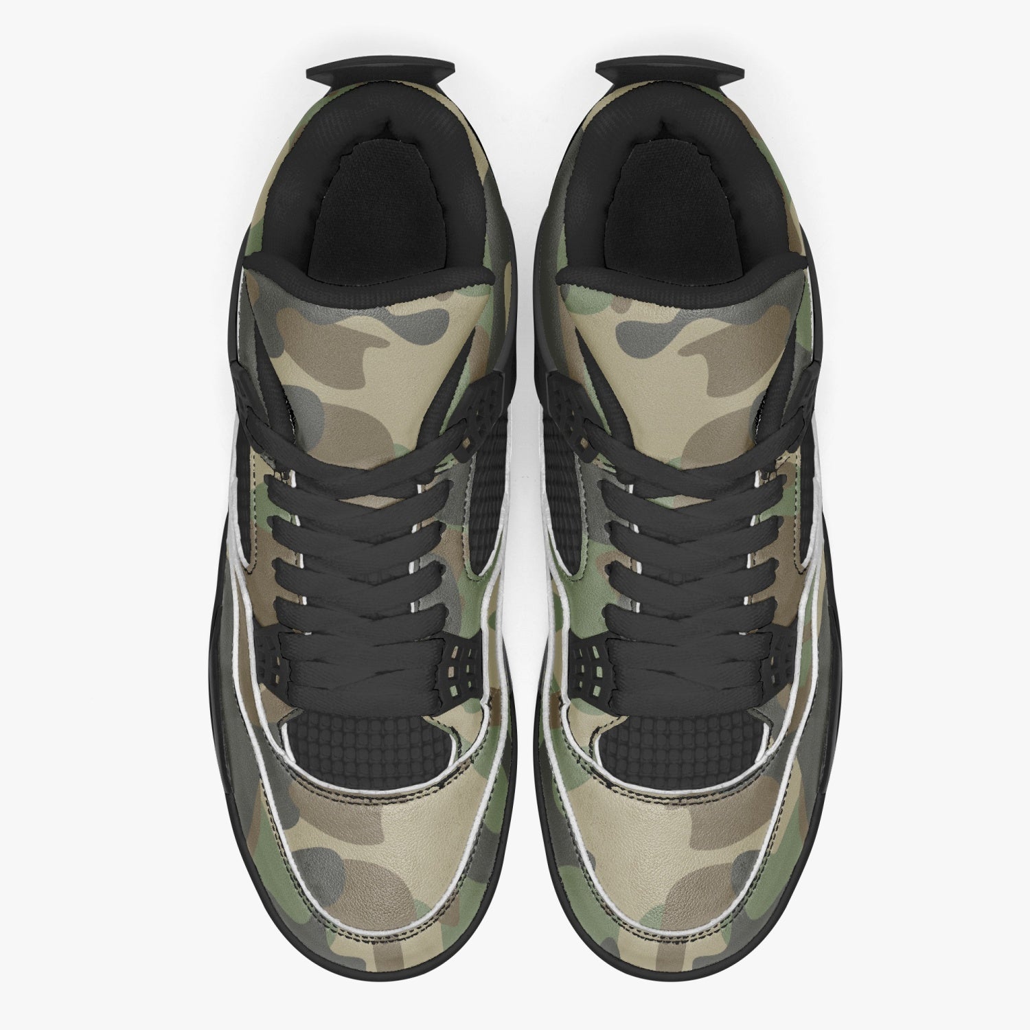 Camo Jordans AJ4 | Military Brown Camouflage