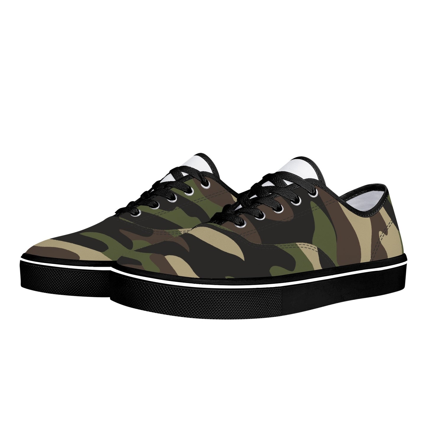 Camo Skate Shoes | Classic Green Camouflage