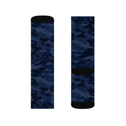 Camo Socks | Deep Blue Camouflage