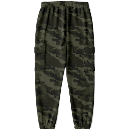 Military Green Camo Cargo Pants | Unisex