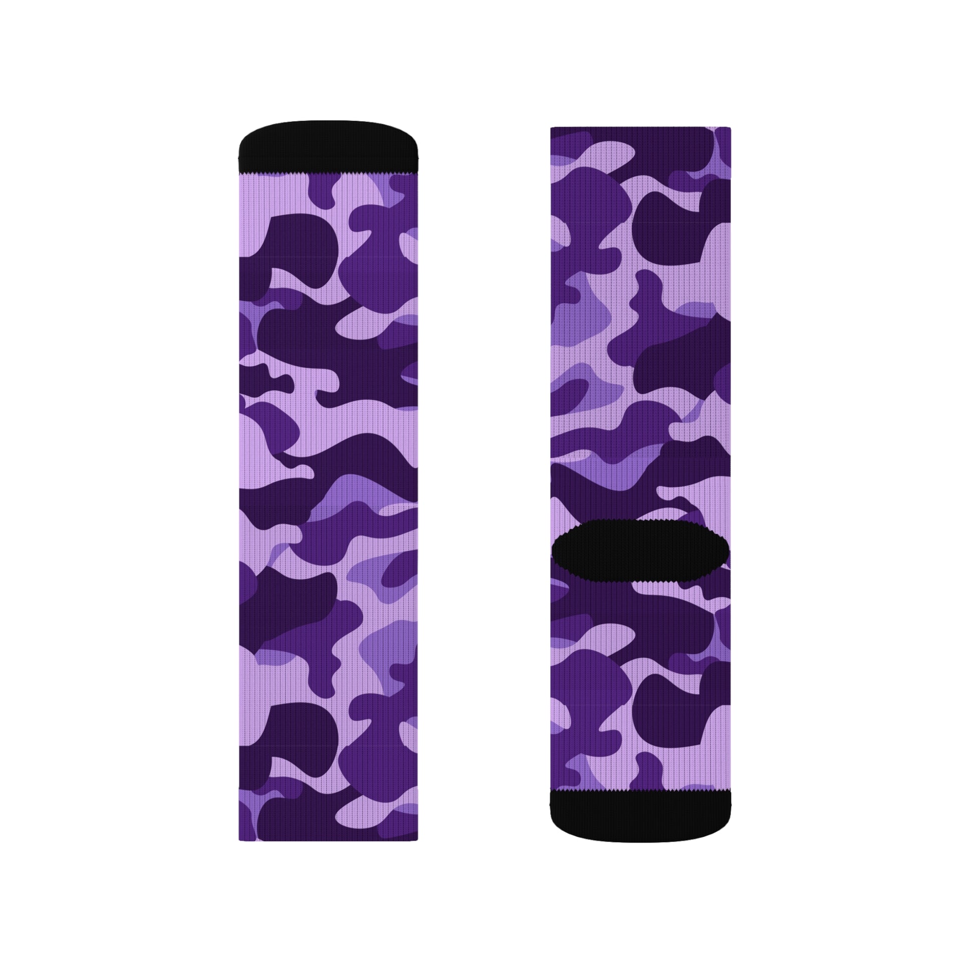 Camo Socks | Purple, Blue & Mauve Camouflage