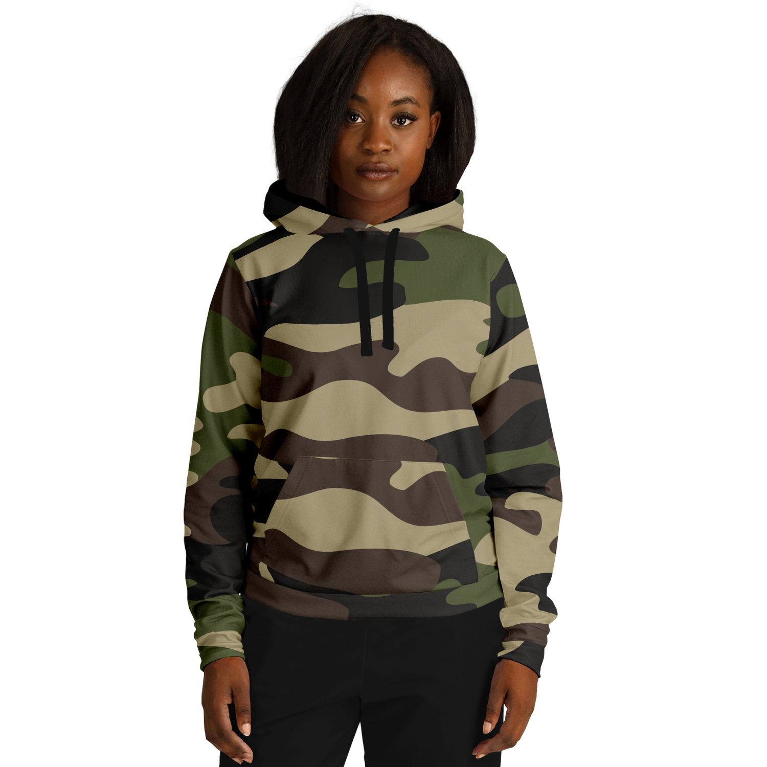 Green camo sweatshirt best sale