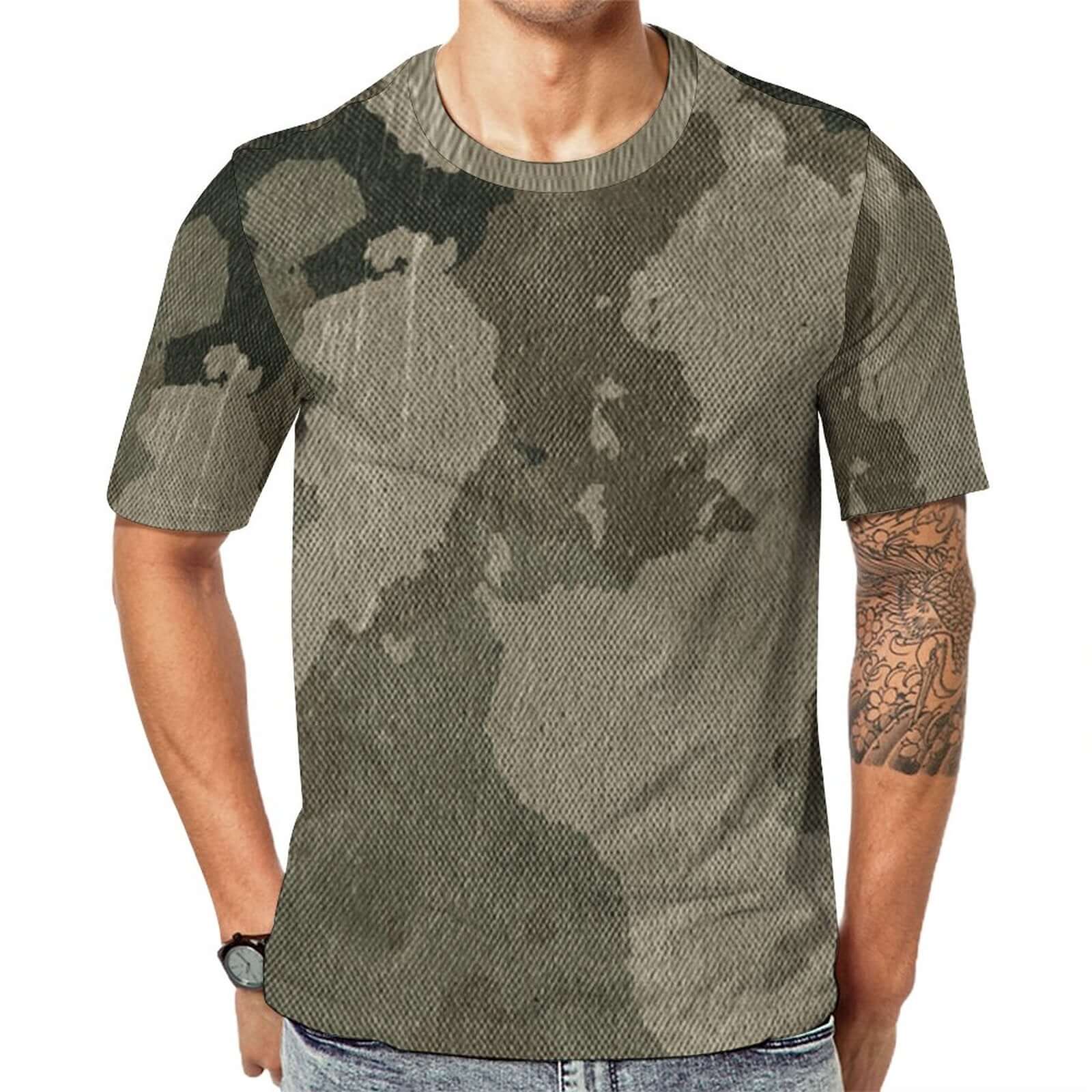 Camo Shirt | Dirty Old Brown Camouflage T