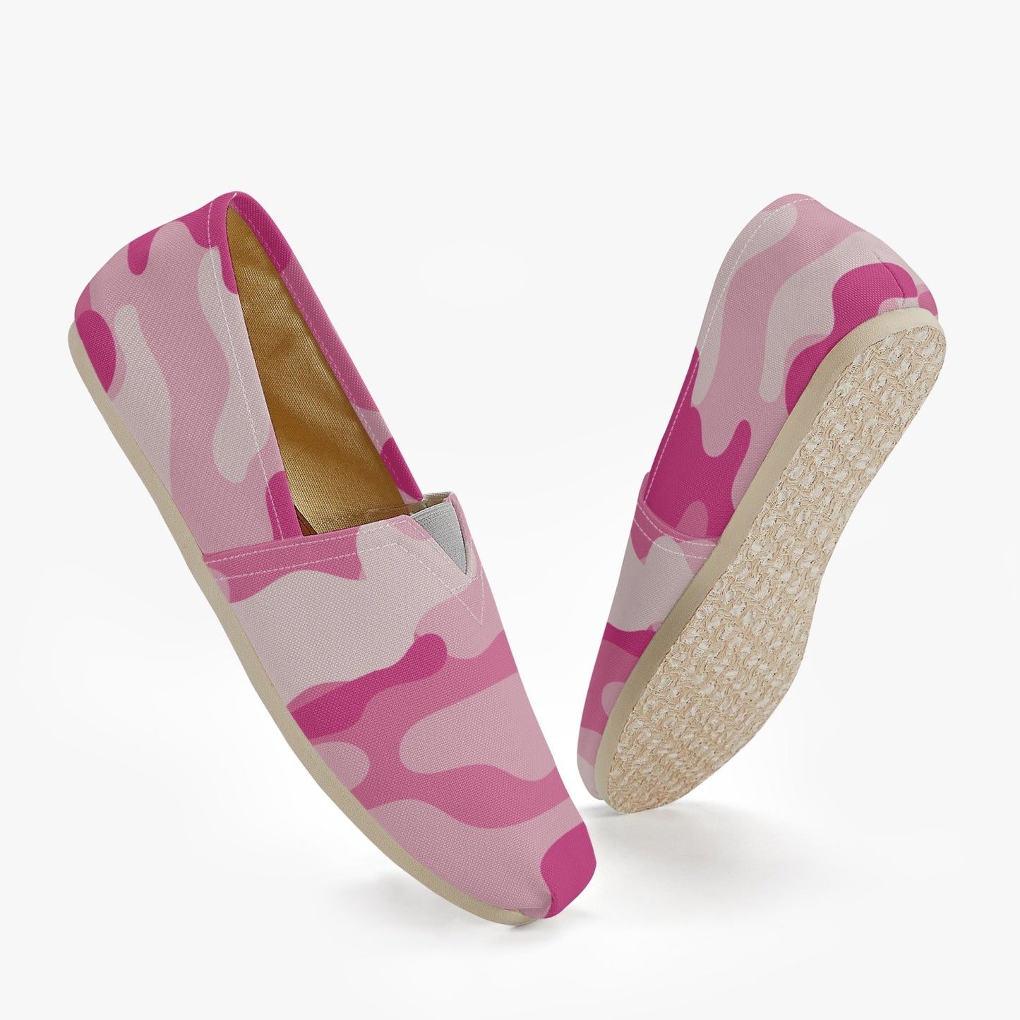 Camo Toms | Lavender Pink Camouflage Canvas Shoes