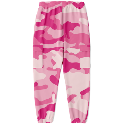 Camo Cargo Pants | Unisex | Lavender Pink Camouflage