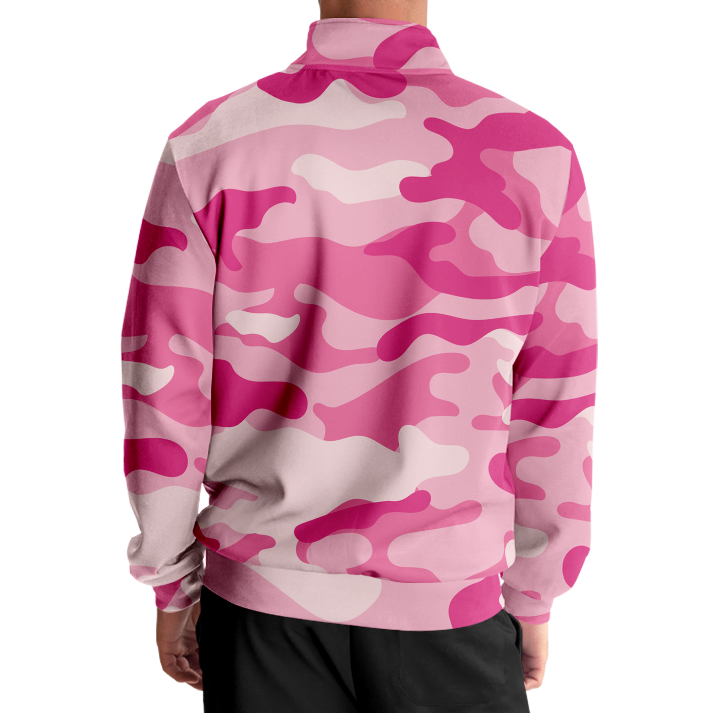 Camo Track Jacket | Lavender Pink Camouflage