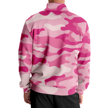 Camo Track Jacket | Lavender Pink Camouflage