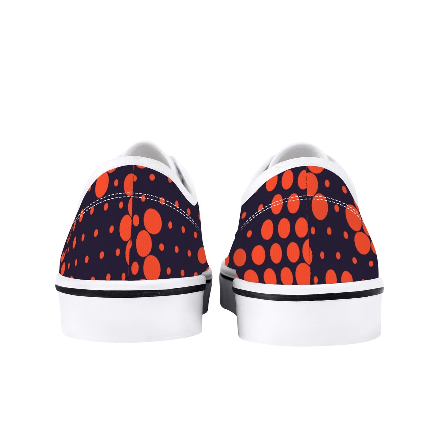 Camo Skate Shoes | Orange & Blue Digital Camouflage