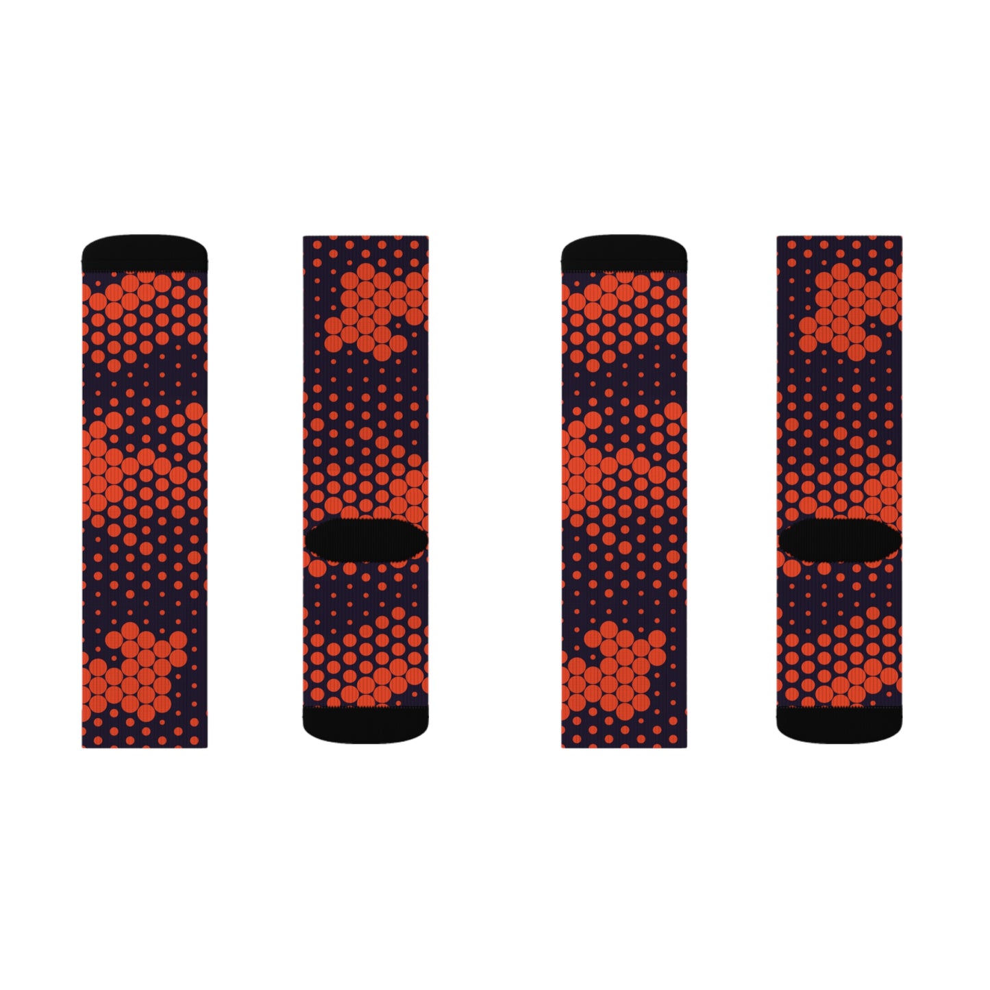 Camo Socks | Blue & Orange Digital Camouflage