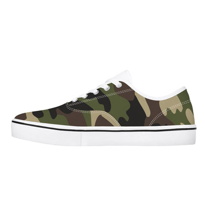 Camo Skate Shoes | Classic Green Camouflage