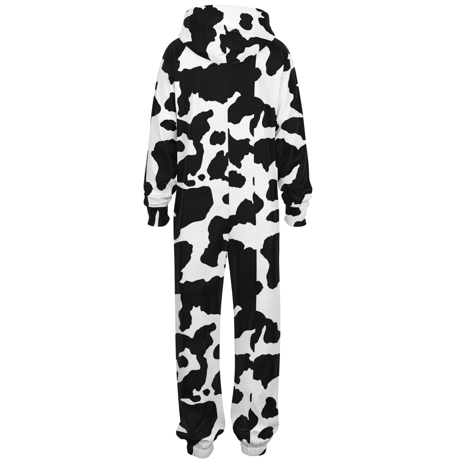 Camo Onesie | Black and White Camouflage Cow Print