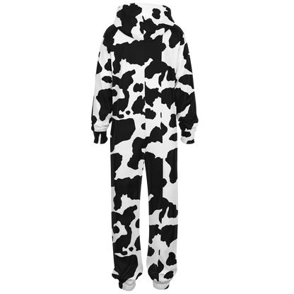 Camo Onesie | Black and White Camouflage Cow Print