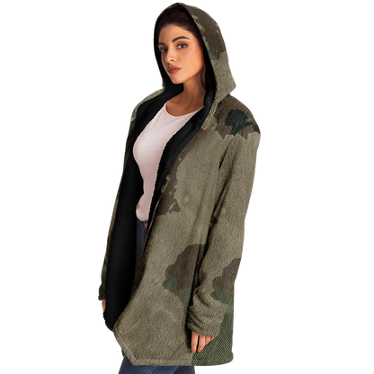 Camo Cloak | Dirty Brown Camouflage | Microfleece