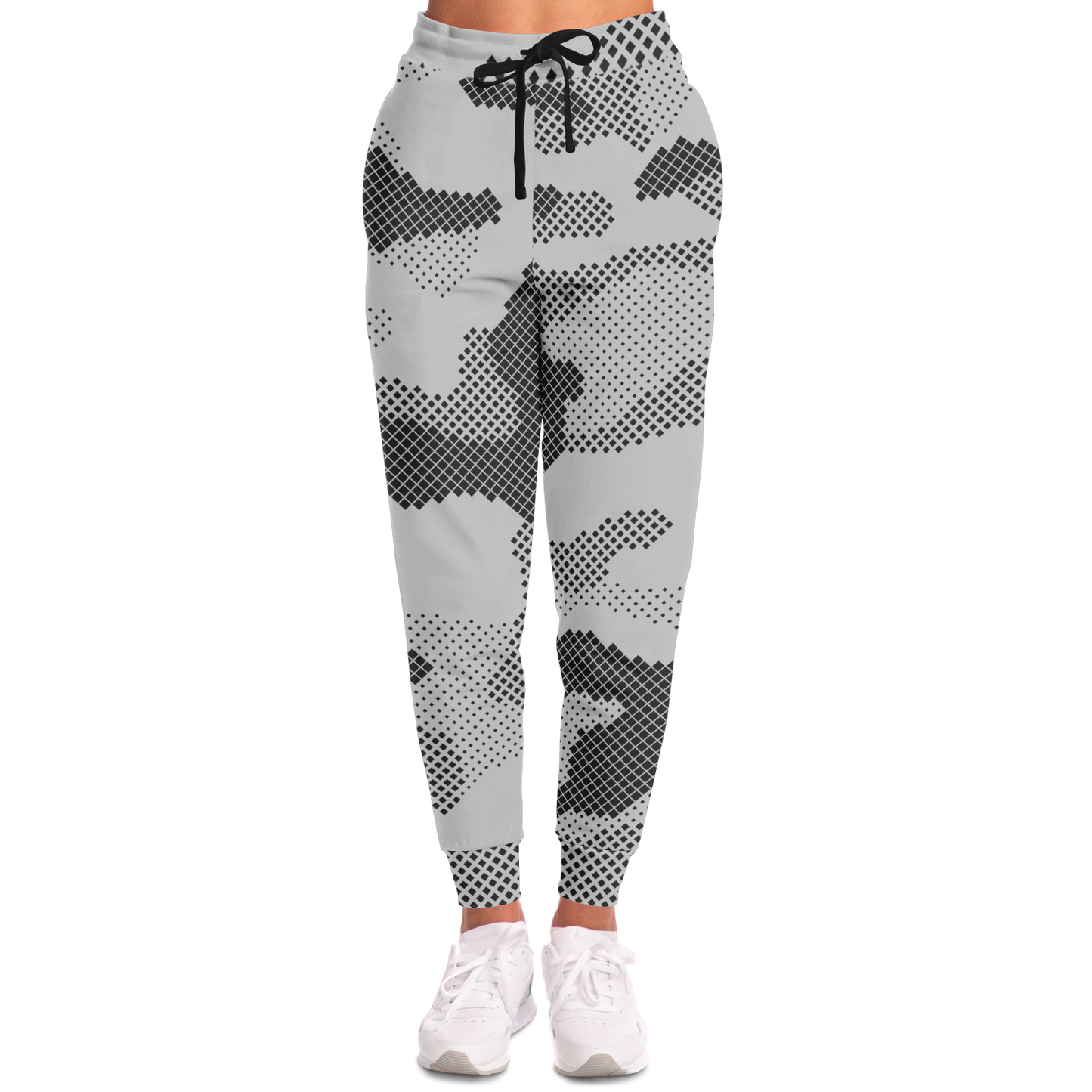 Camo Joggers | Unisex | Black & White Digital