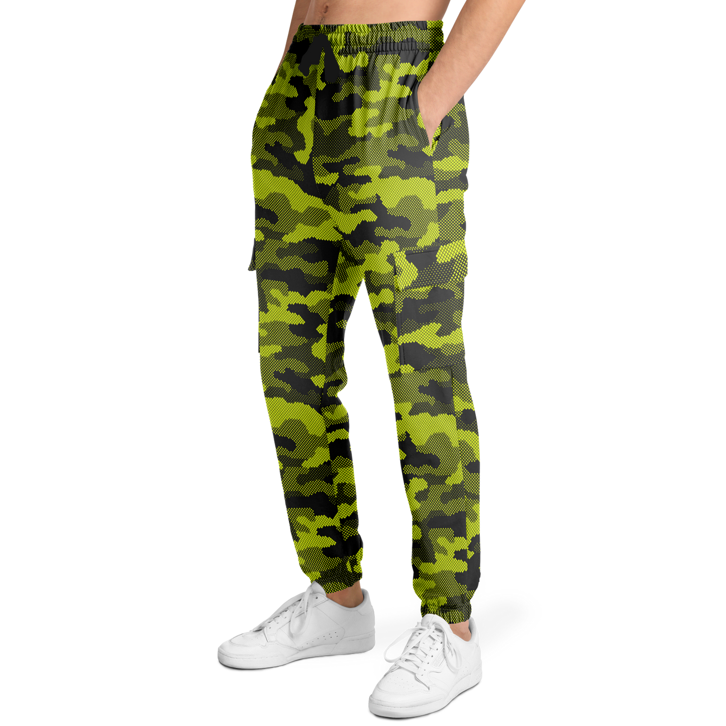 Green Dotted Camo Cargo Pants | Unisex