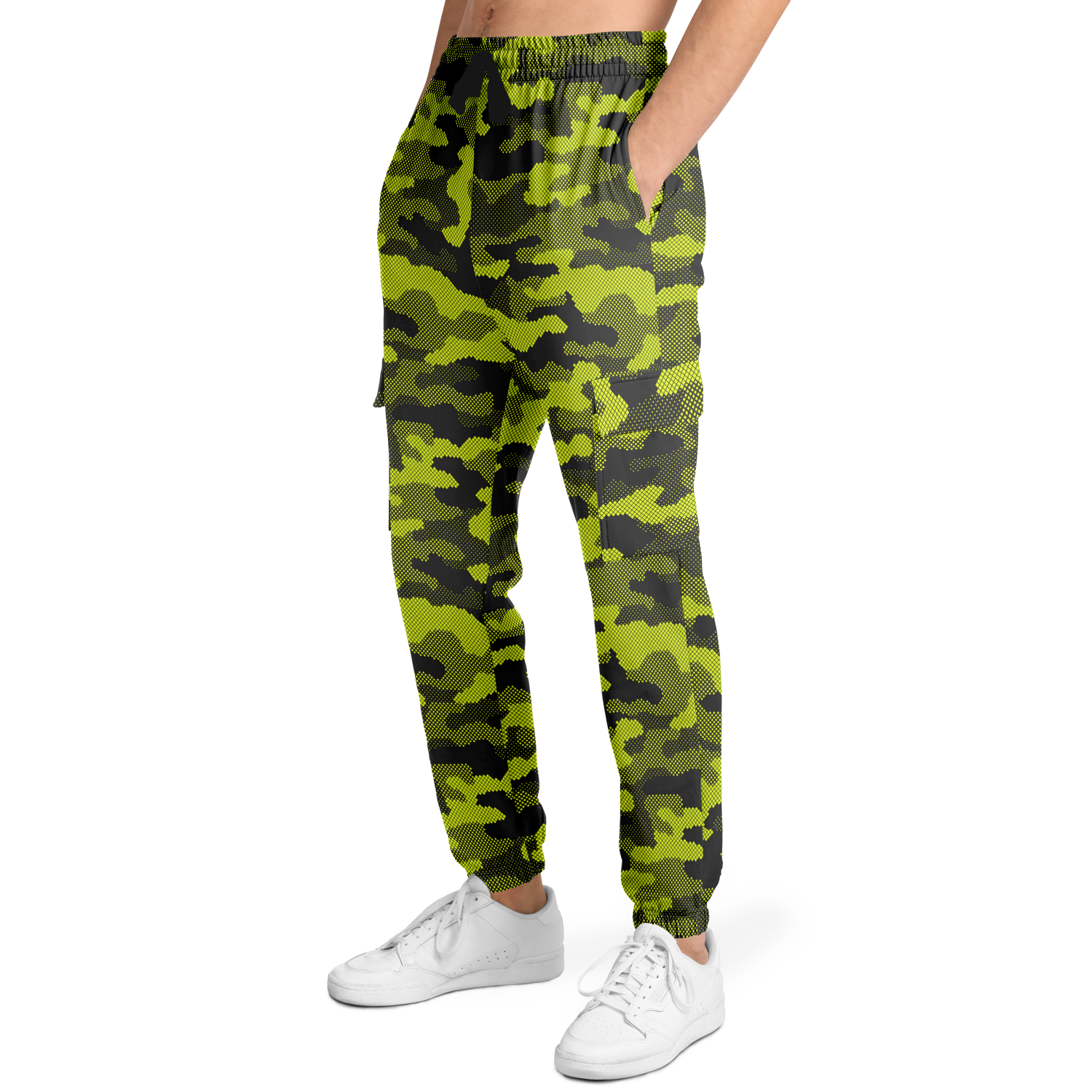 Green Dotted Camo Cargo Pants | Unisex