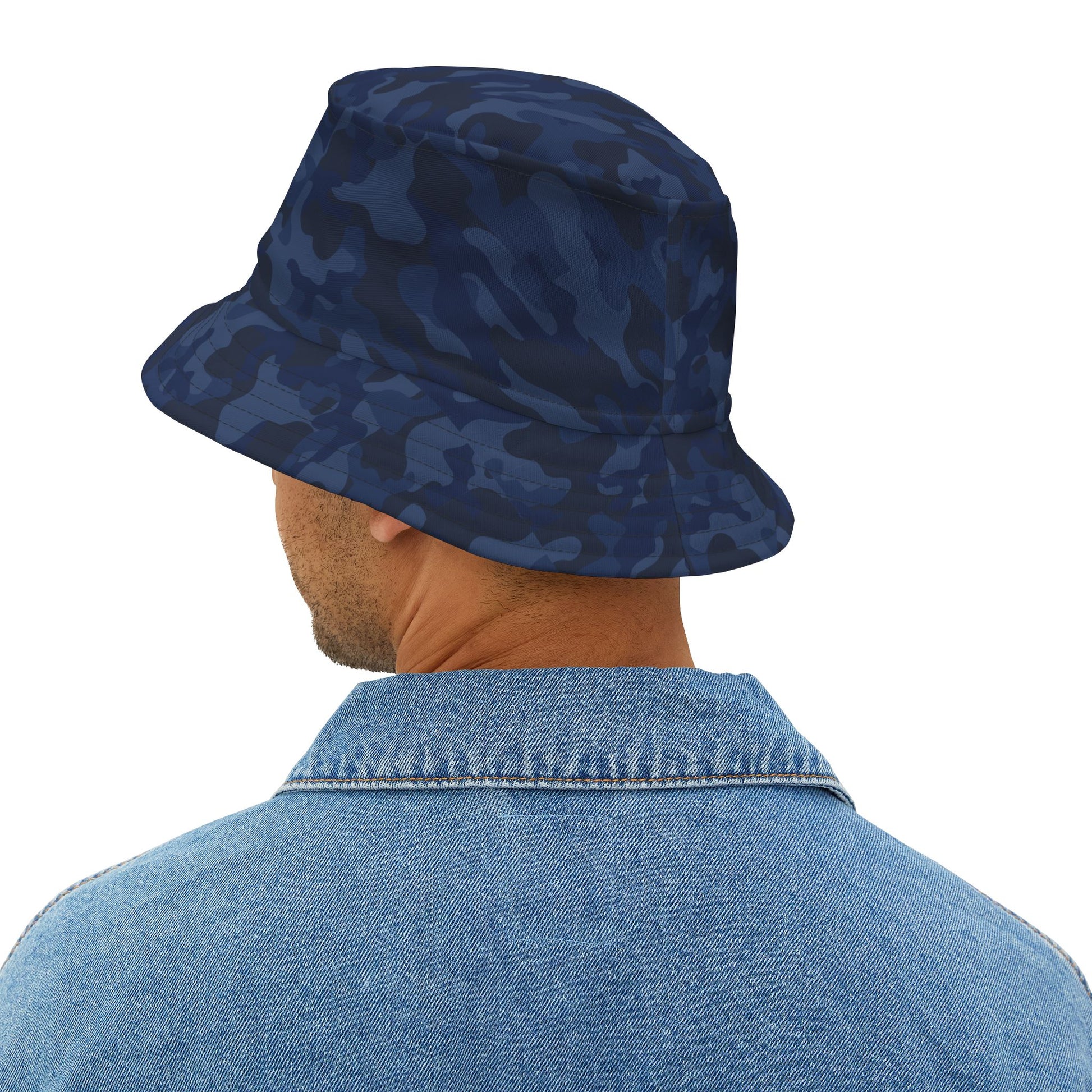 Camo Bucket Hat | Deep Blue Camouflage