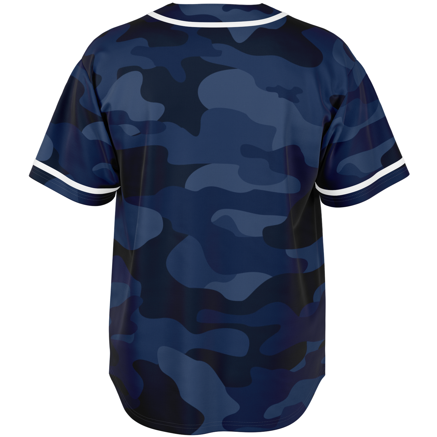 Camo Baseball Jersey | Deep Blue Camouflage