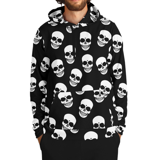 Skulls Hoodie | Black & White HD Print