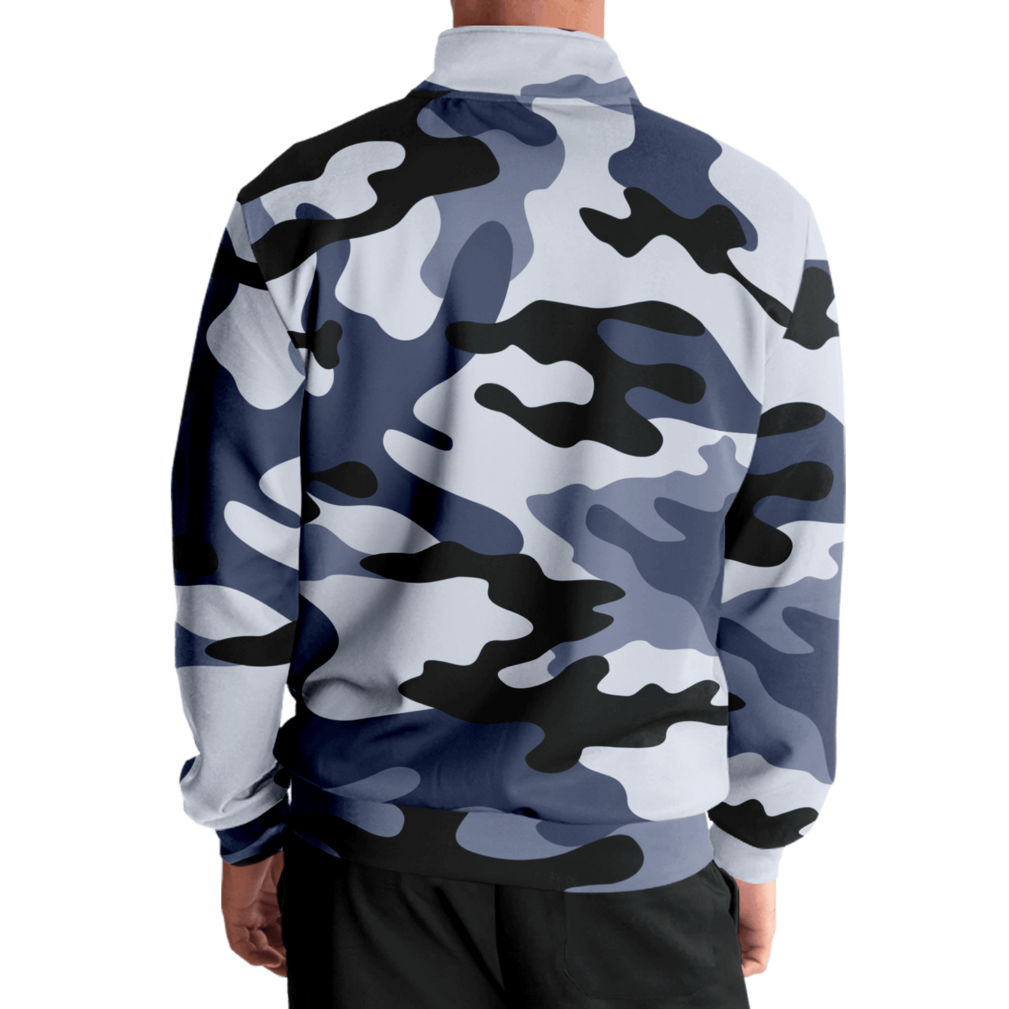 Camo Track Jacket | Light Blue Camouflage