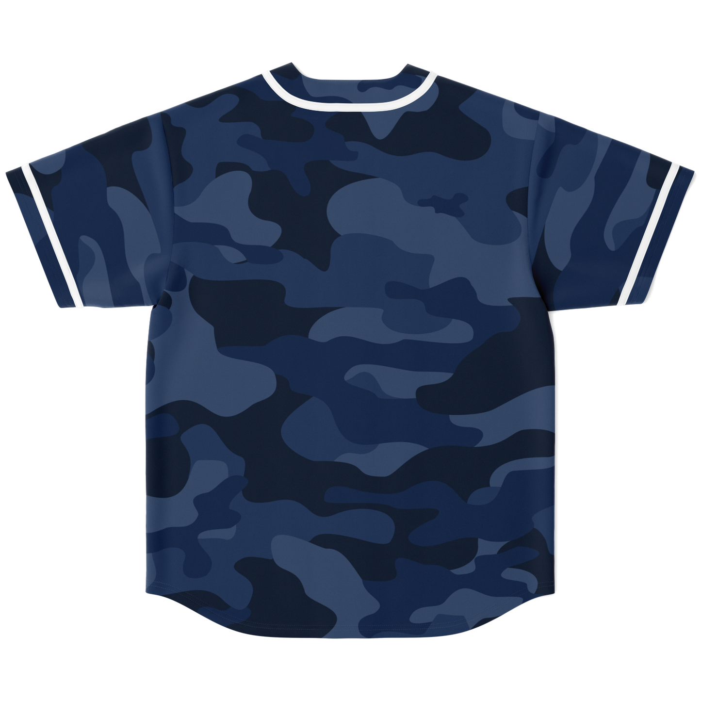 Camo Baseball Jersey | Deep Blue Camouflage