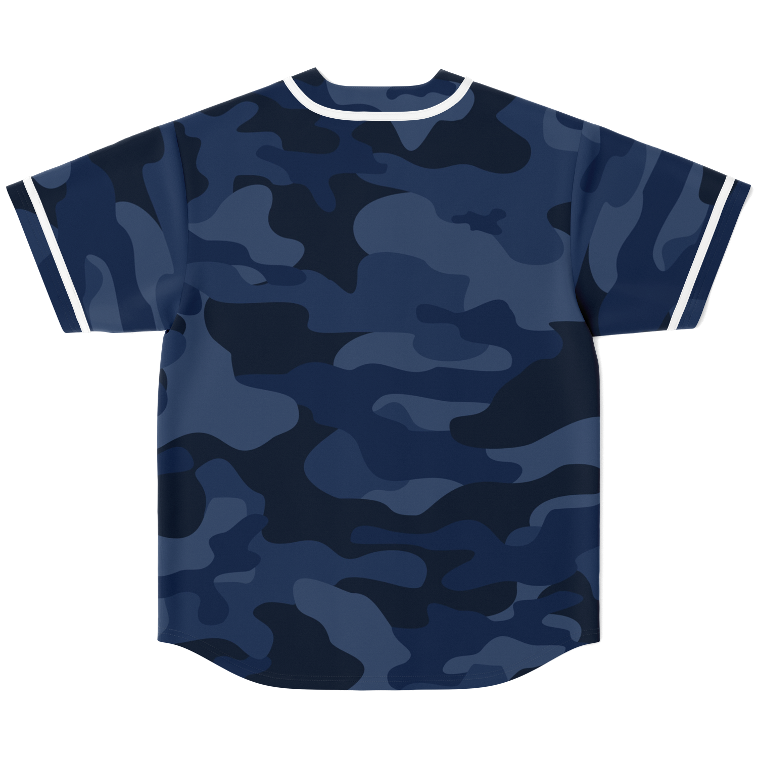 Camo Baseball Jersey | Deep Blue Camouflage