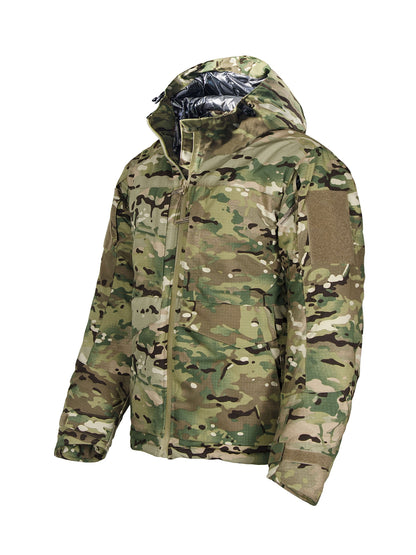 Tactical Hooded Jacket | Men's Water-Resistant Winter Coat