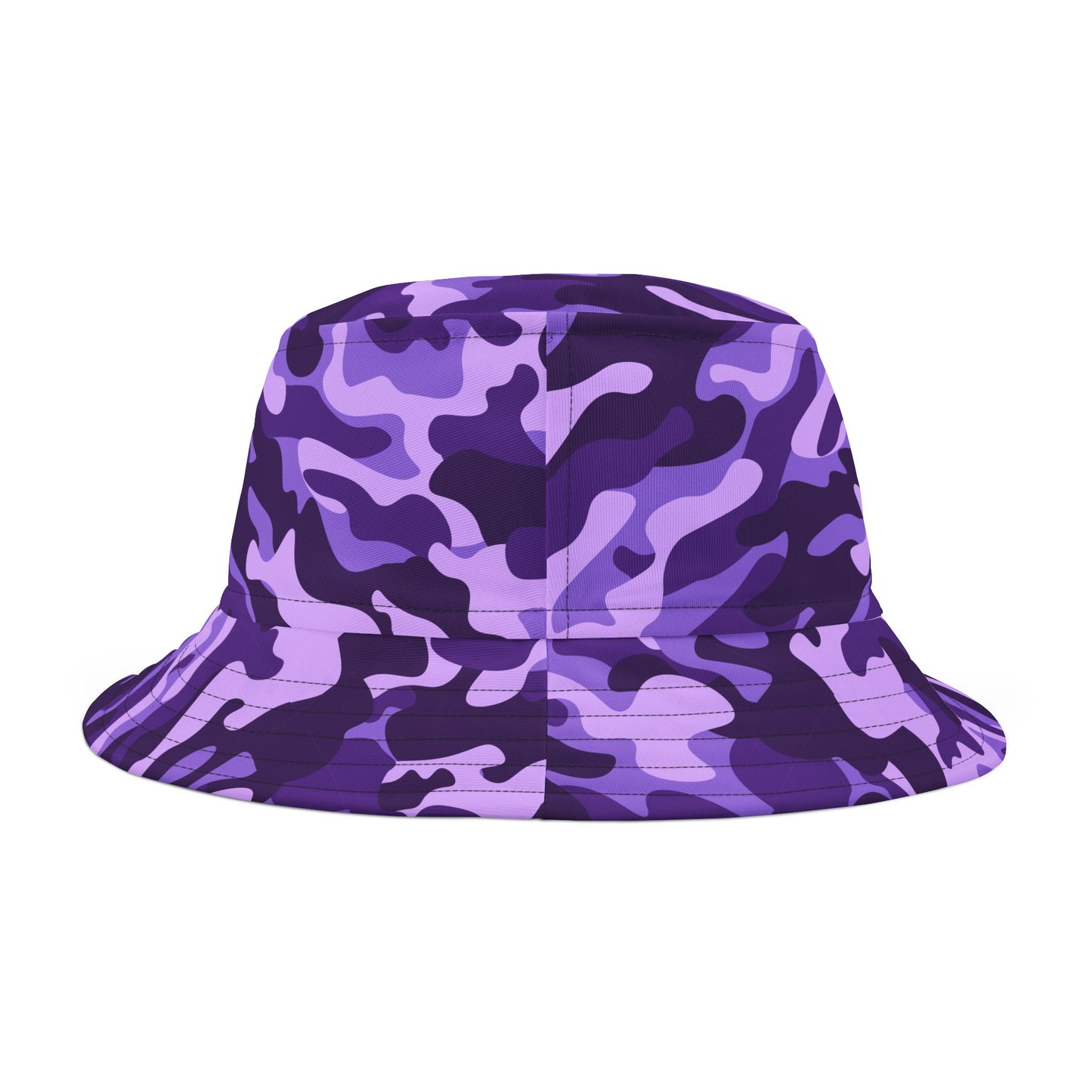 Camo Bucket Hat | Purple, Blue, and Mauve Camouflage