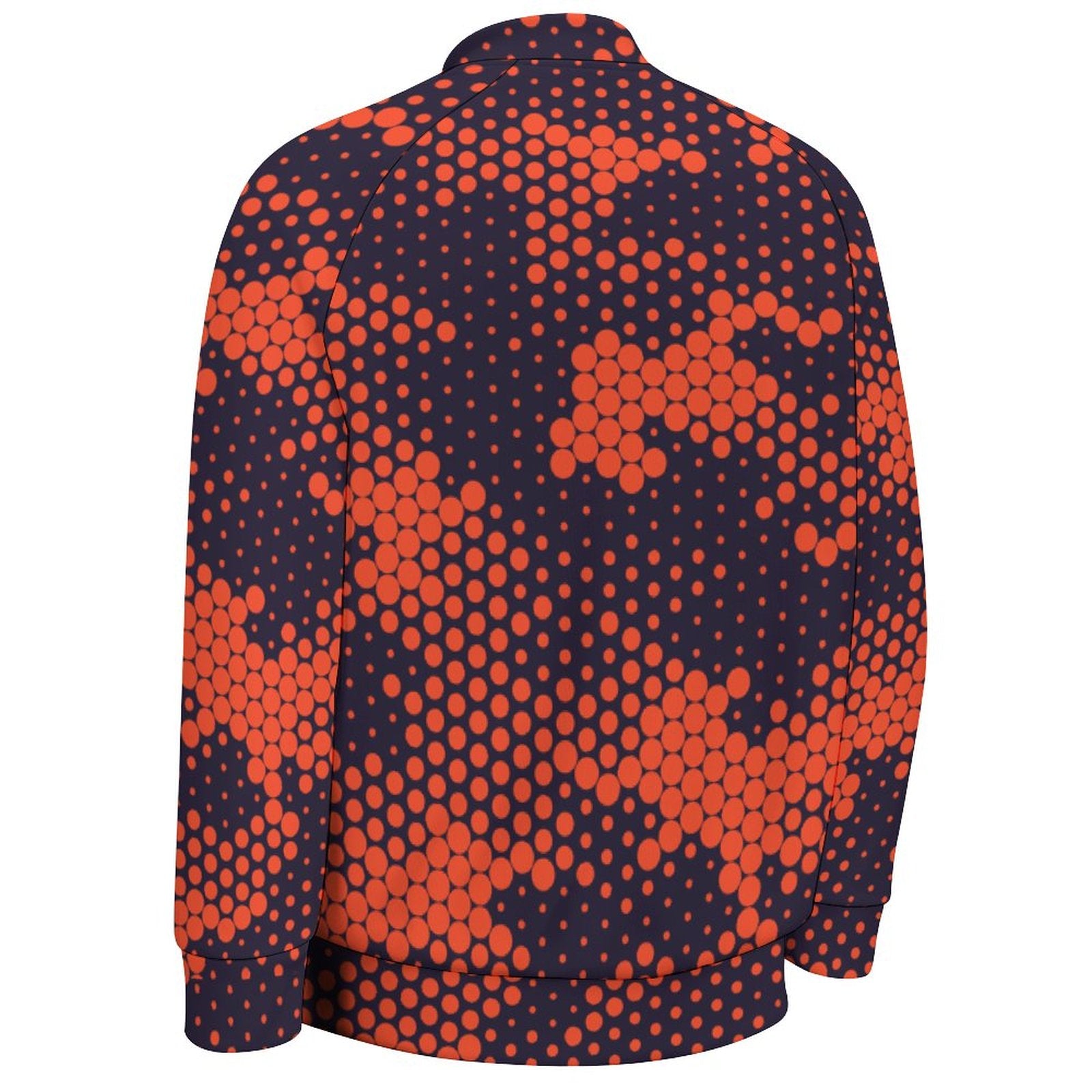 Men's Camo Jacket | Orange & Blue Digital Camouflage