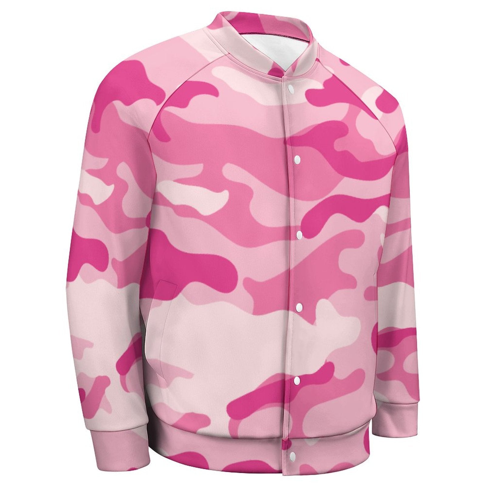 Men's Camo Jacket | Lavender Pink Camouflage