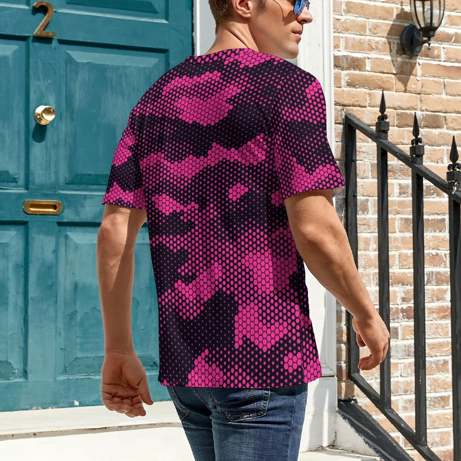 Camo Shirt | Pink Digital Camouflage T