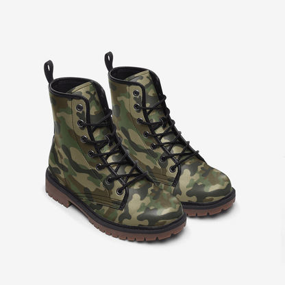 Camo Boots | Leather Camouflage in Military Brown